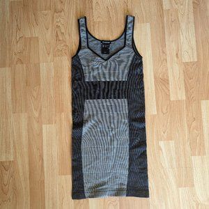 Bebe Black/Grey Bodycon Dress